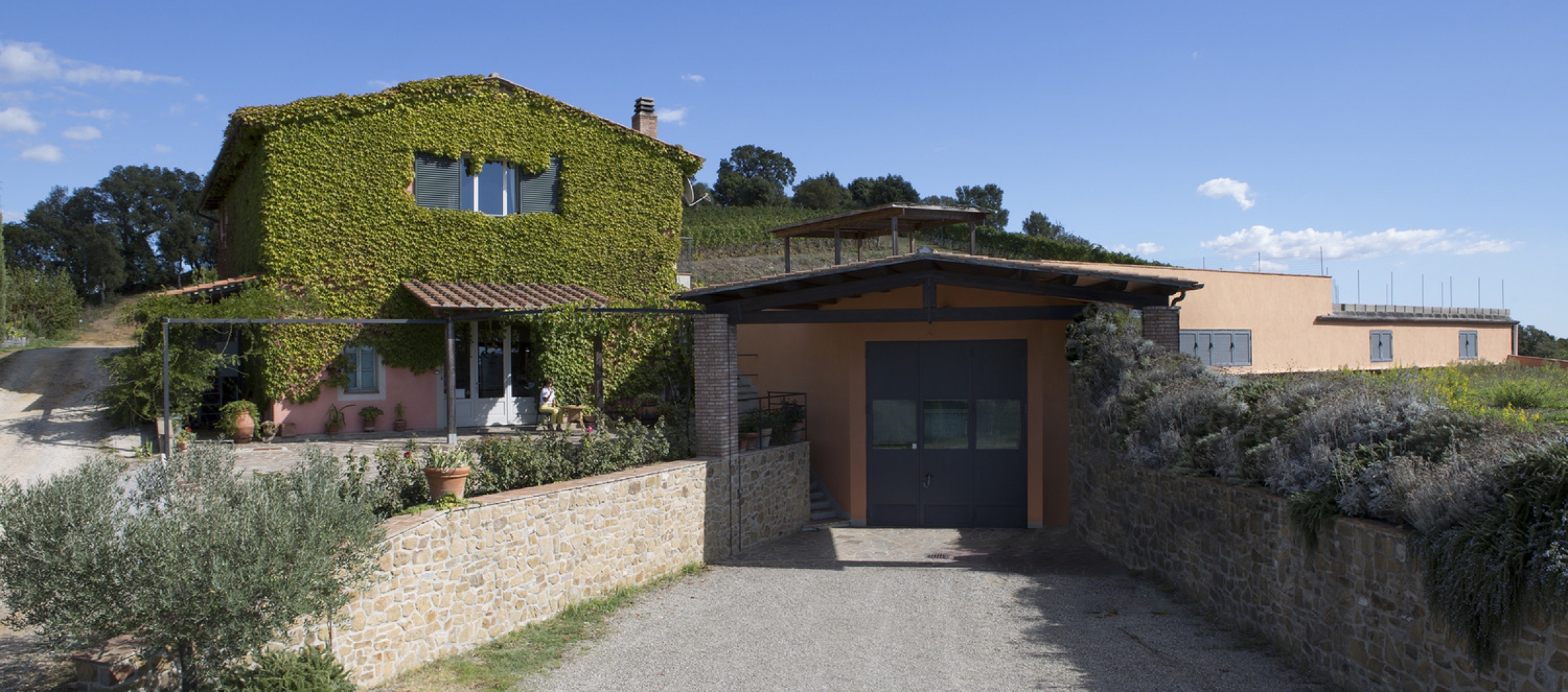 Col di bacche - produzione e vendita vini maremmani : ingresso della cantina